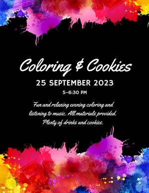 Coloring & Cookies